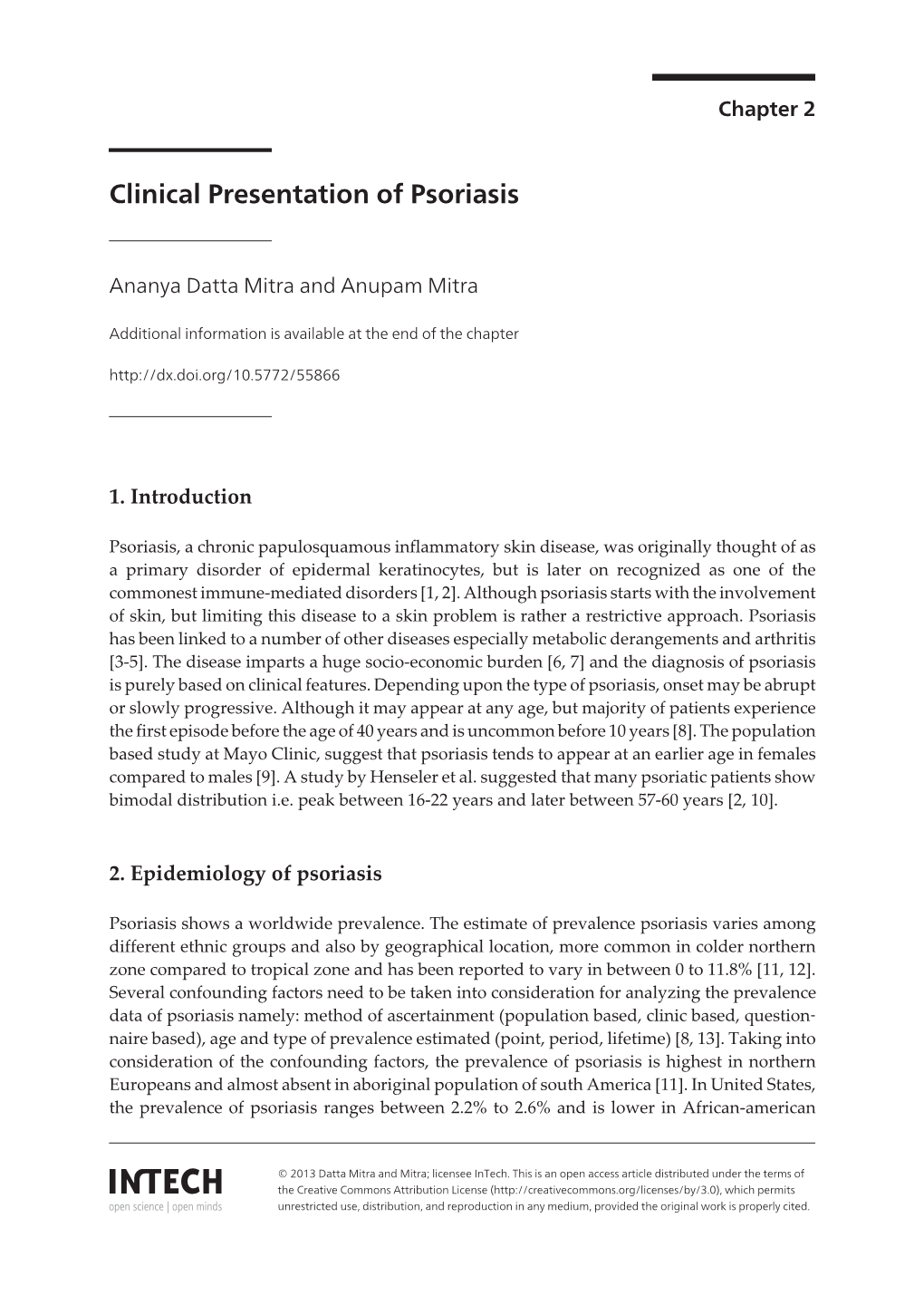 Clinical Presentation of Psoriasis