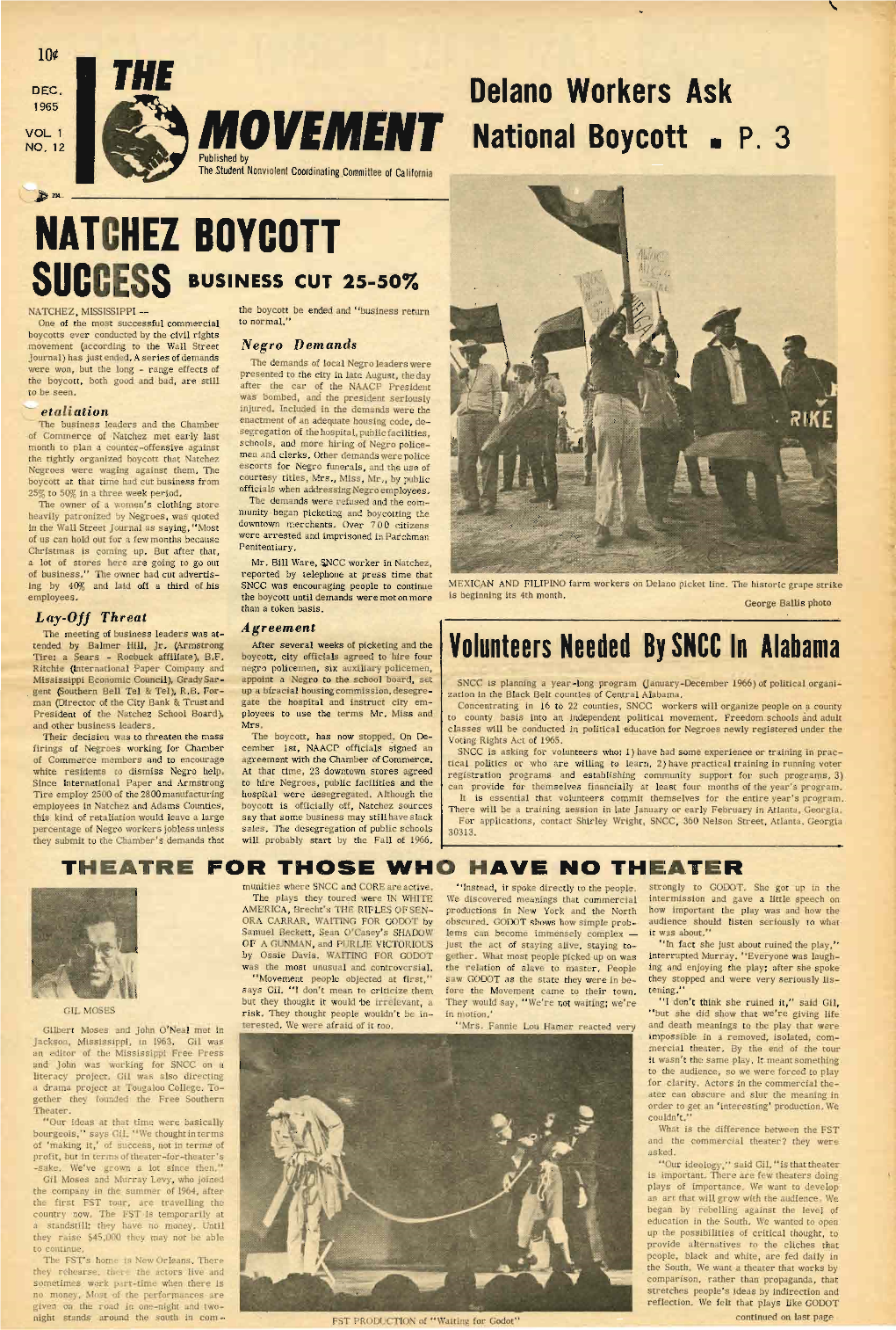 MOVEMENT National Boycott • P