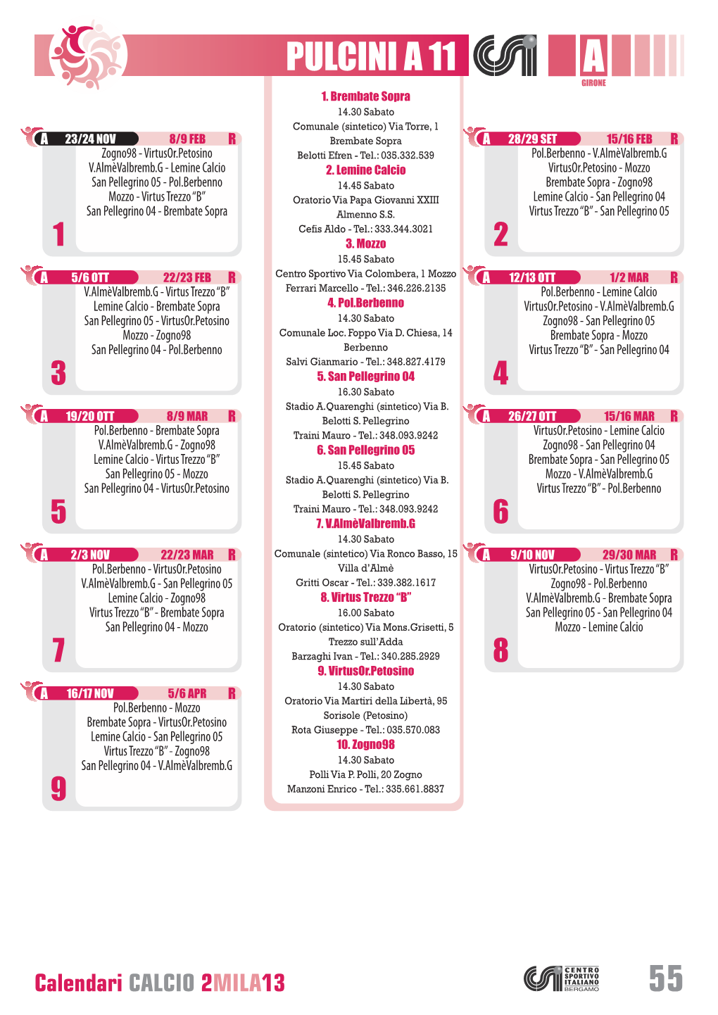 Calendari Calcio 2013 14 Rev5:Layout 1.Qxd