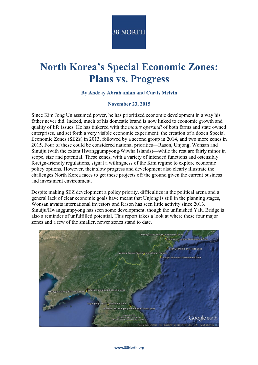 North Korea's Special Economic Zones