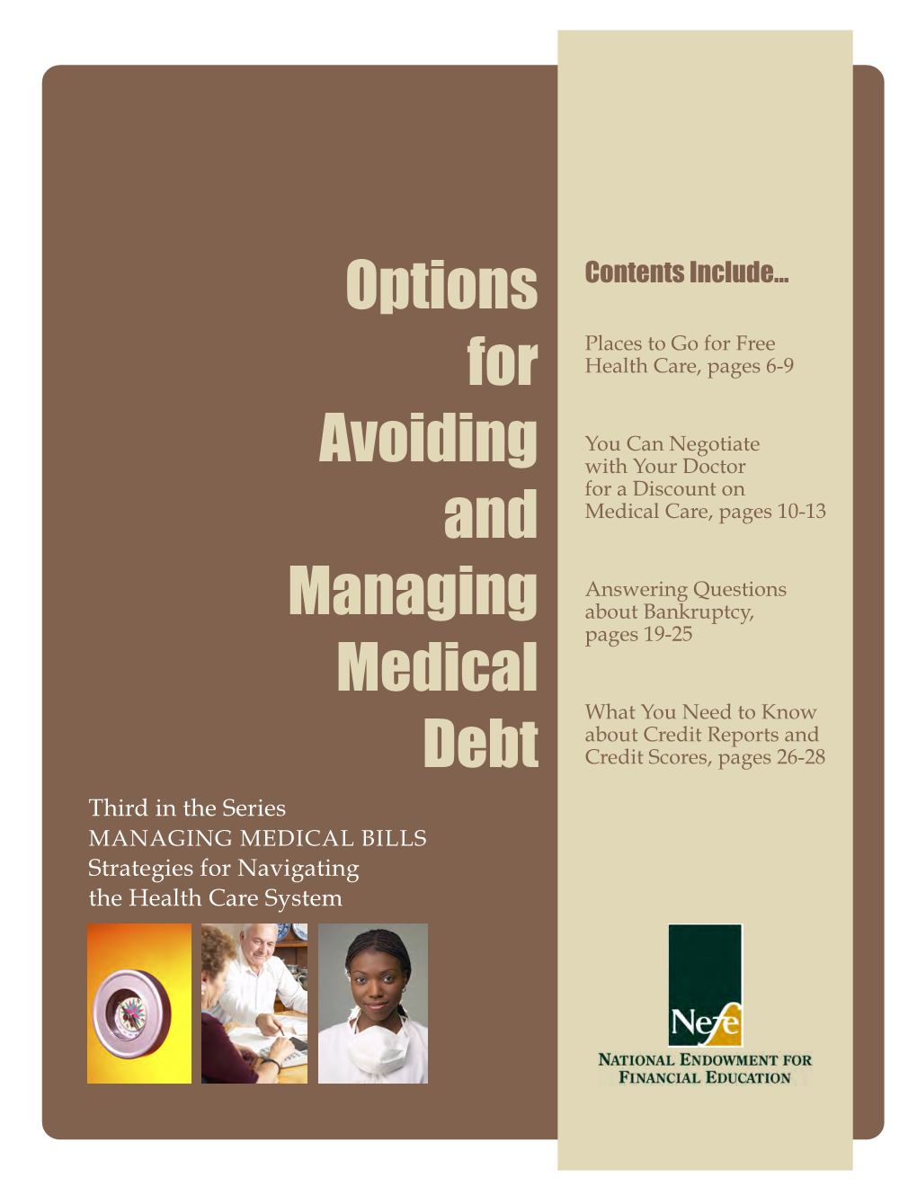 Options for Avoiding and Managing Medical Debt