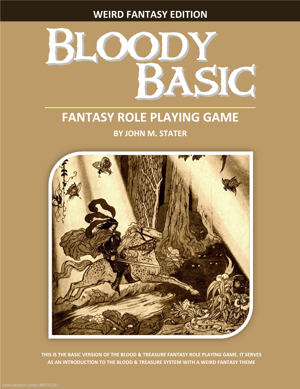 Fantasy Role Playing Game by John M