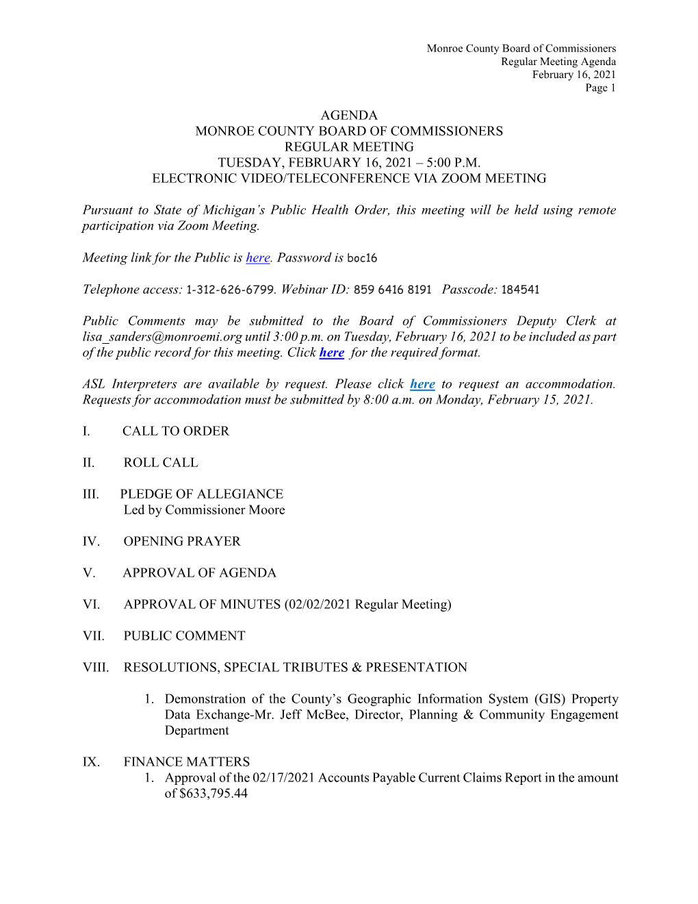 BOC Agenda Packet 02162021 Meeting