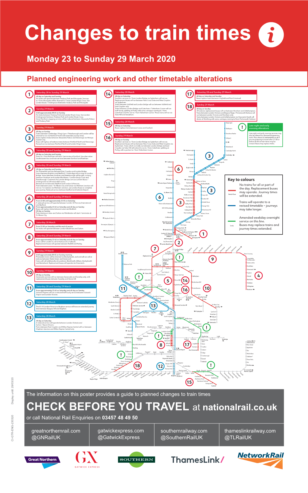 CHECK BEFORE YOU TRAVEL at Nationalrail.Co.Uk