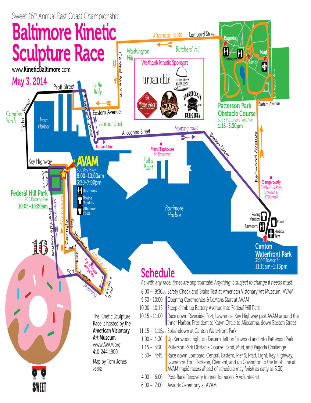 2014 Baltimore Kinetic Sculpture Race Spectator's Guide