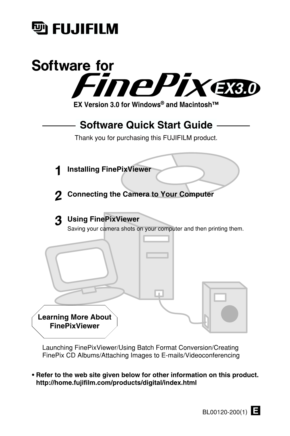 Software for Finepix EX3.0