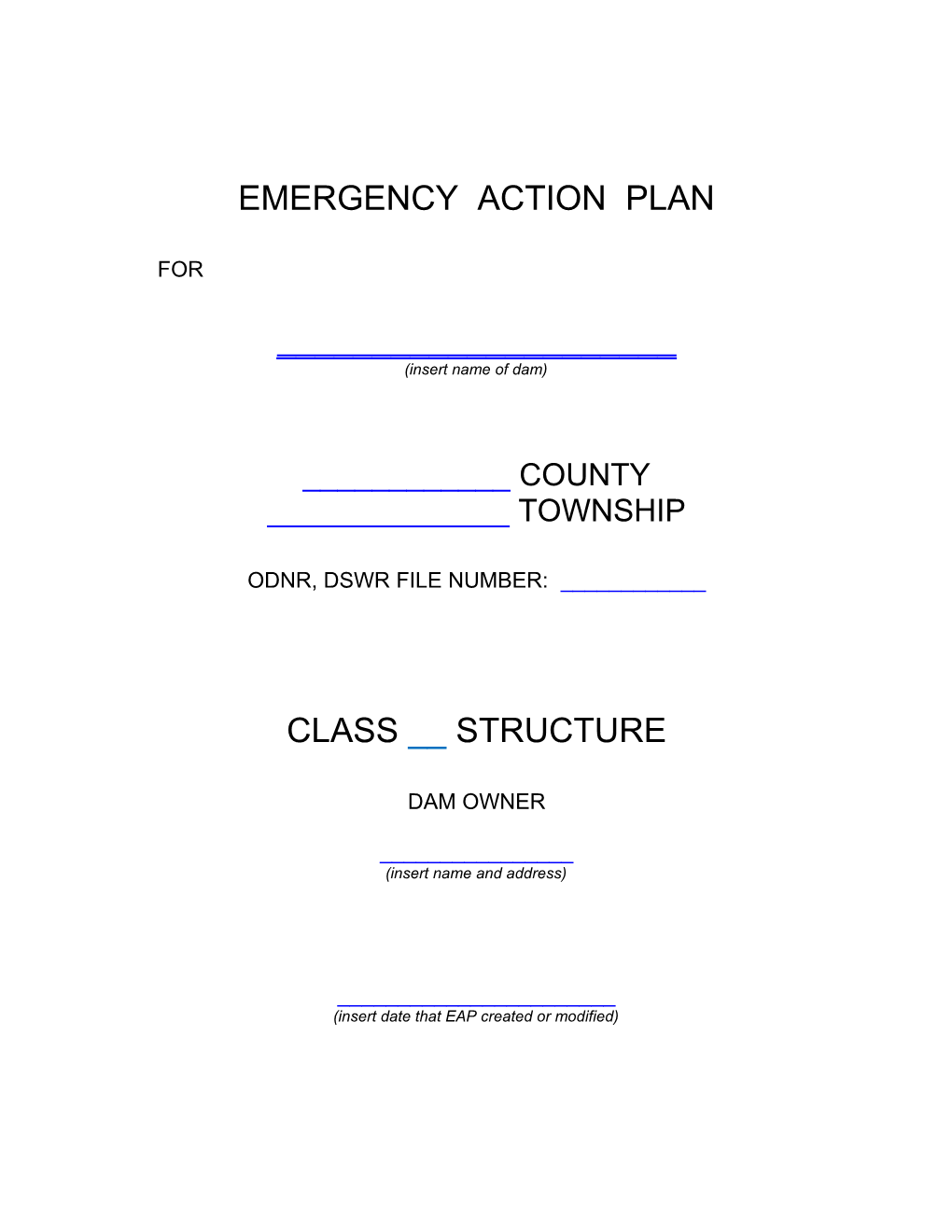 Emergency Action Plan s3