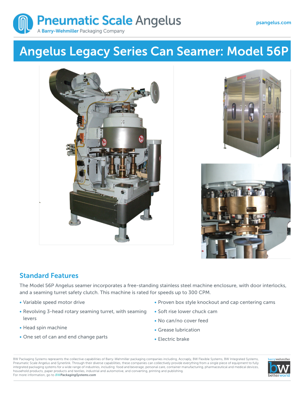 Angelus Legacy Series Can Seamer: Model 56P