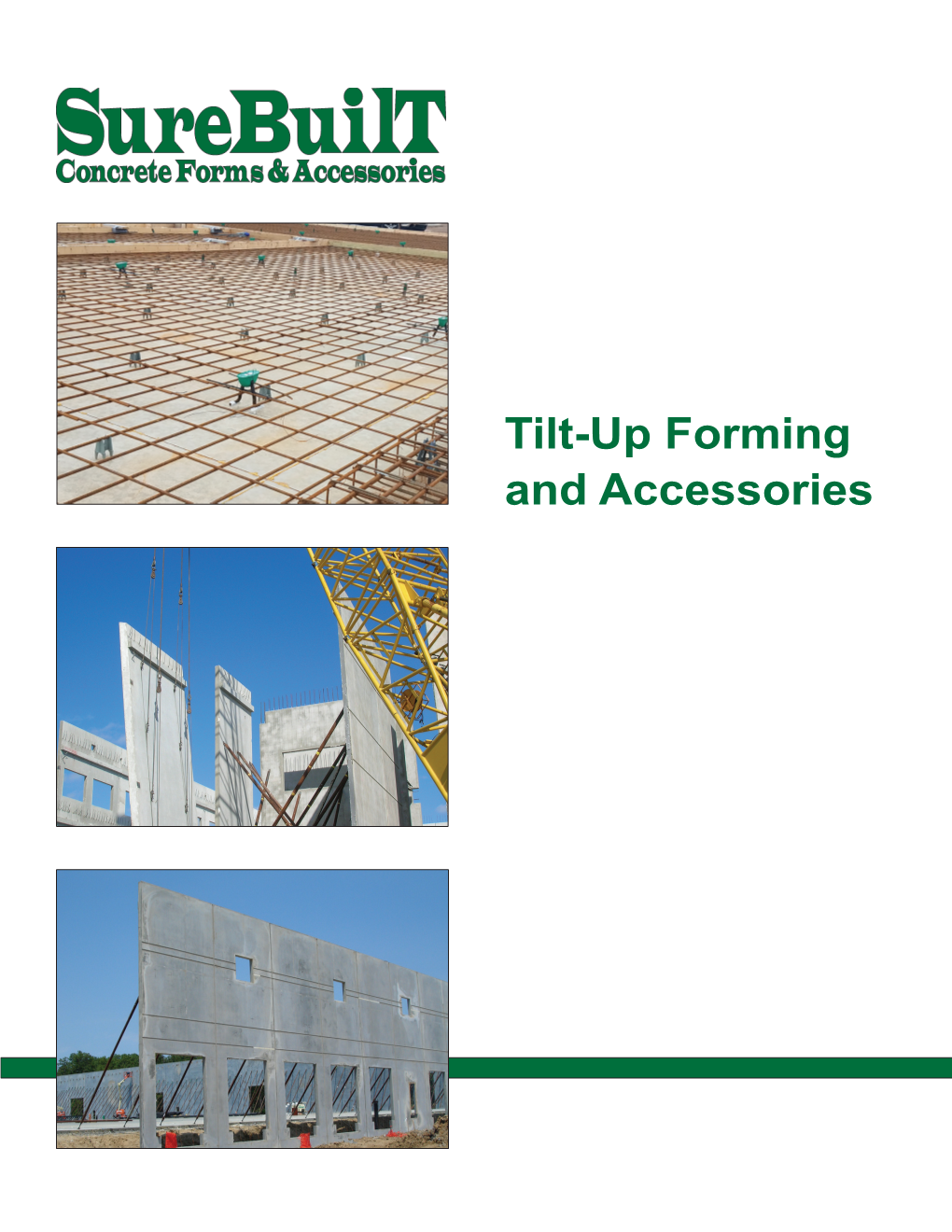 Tilt-Up Forming and Accessories Safety Information