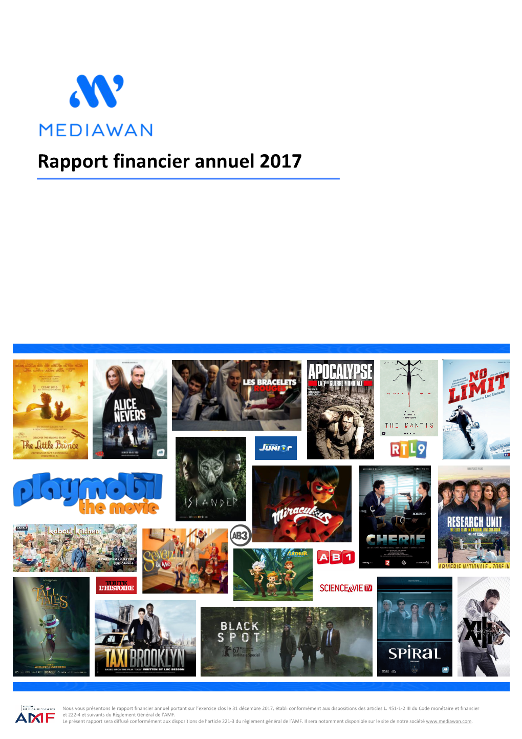 Rapport Financier Annuel 2017