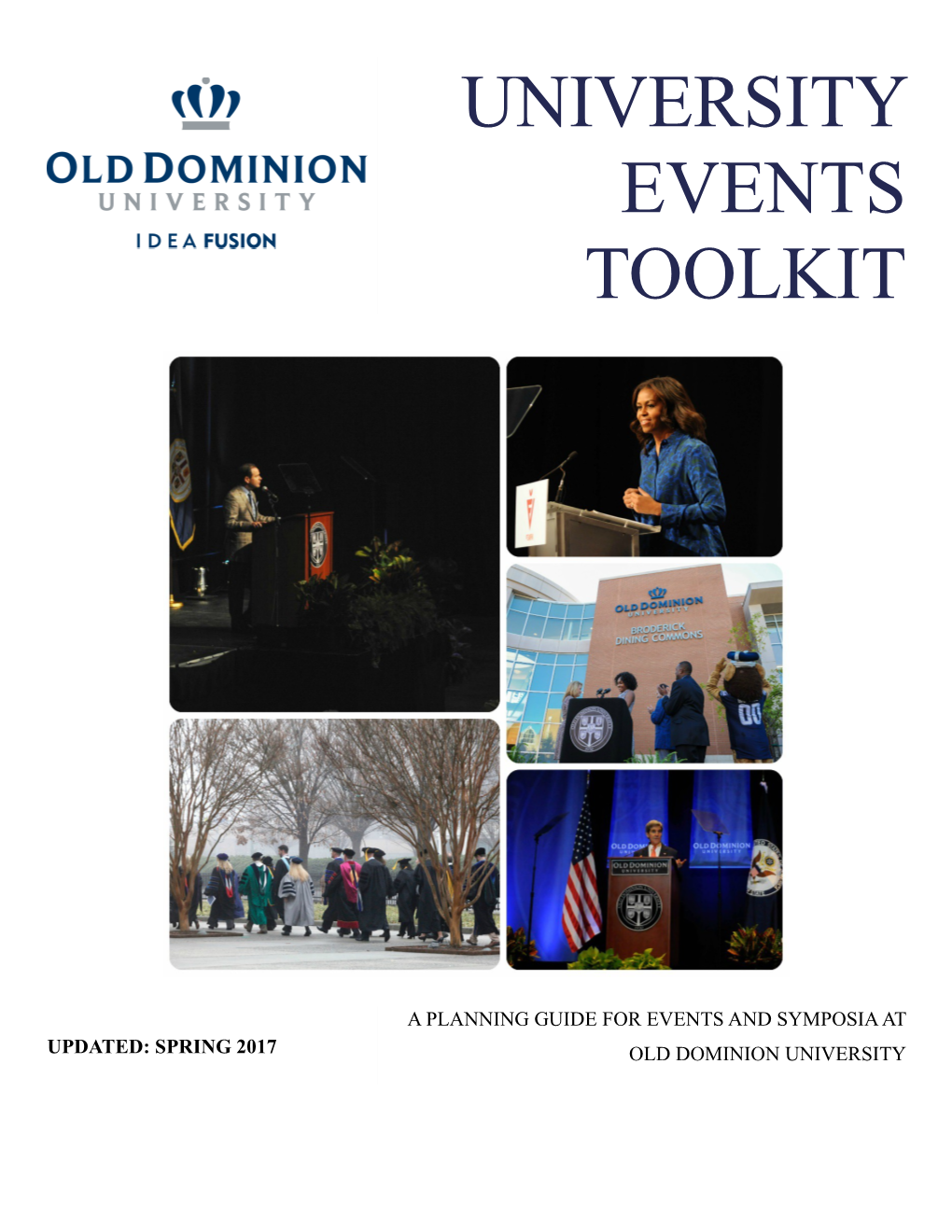 University Events Toolkit