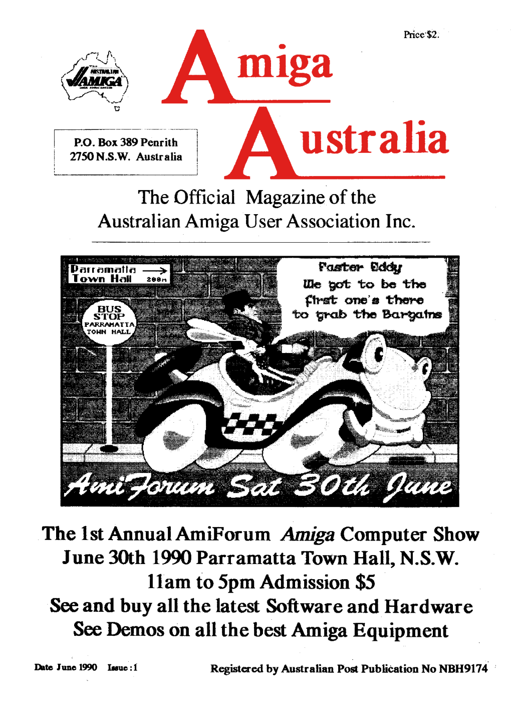 The Official Magazine of the Australian Amiga User Association Inc. The