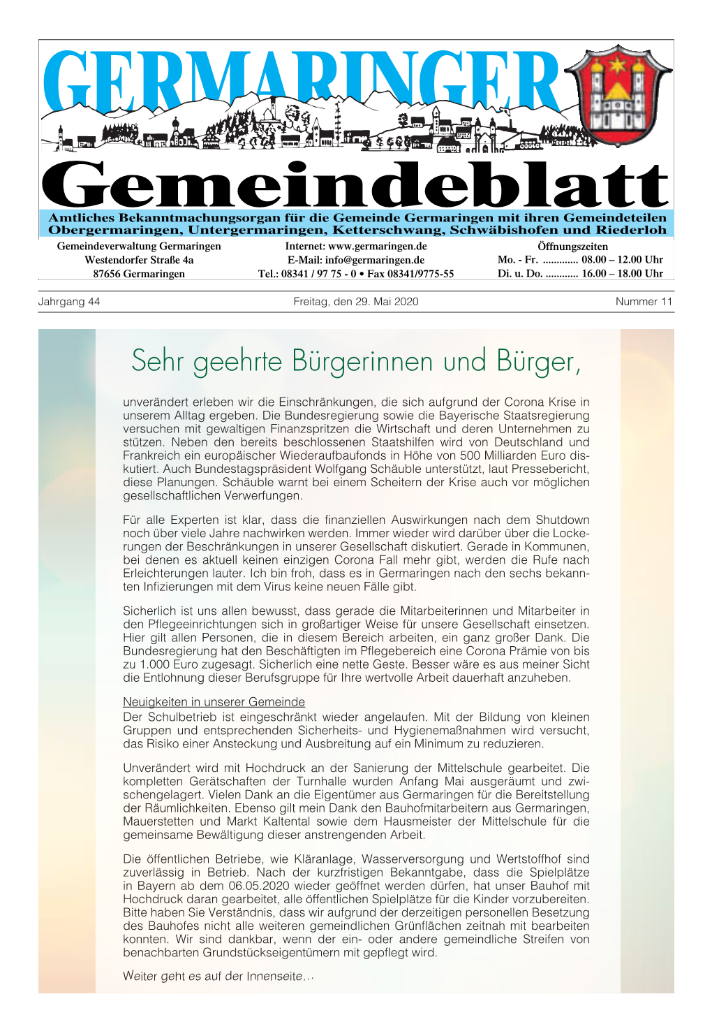 Gemeindeblatt