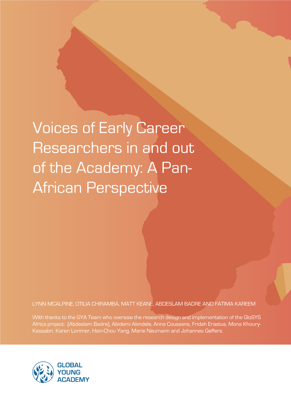 Voices of Early Career Researchers in and out of the Academy: a Pan- African Perspective