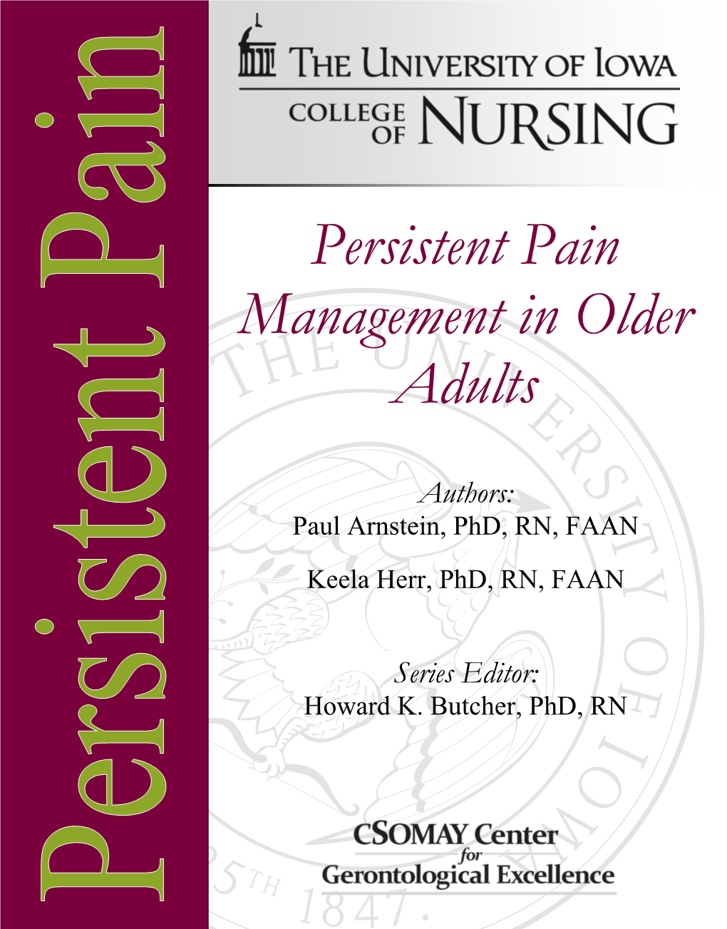 Persistent Pain Management in Older Adults