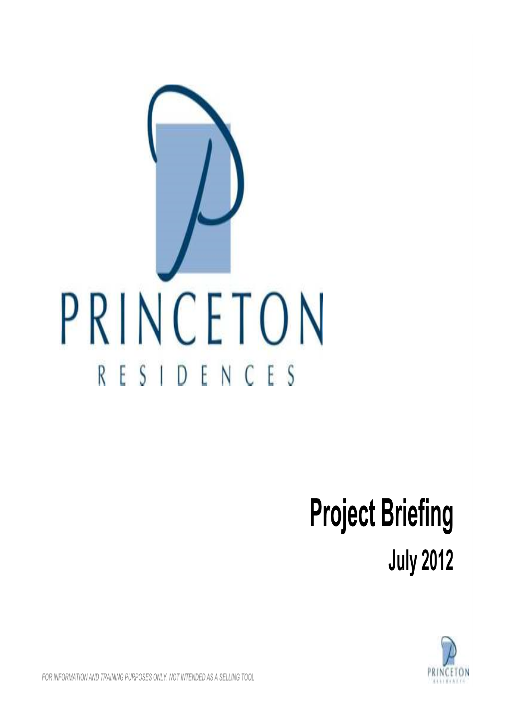 Project Briefing July 2012