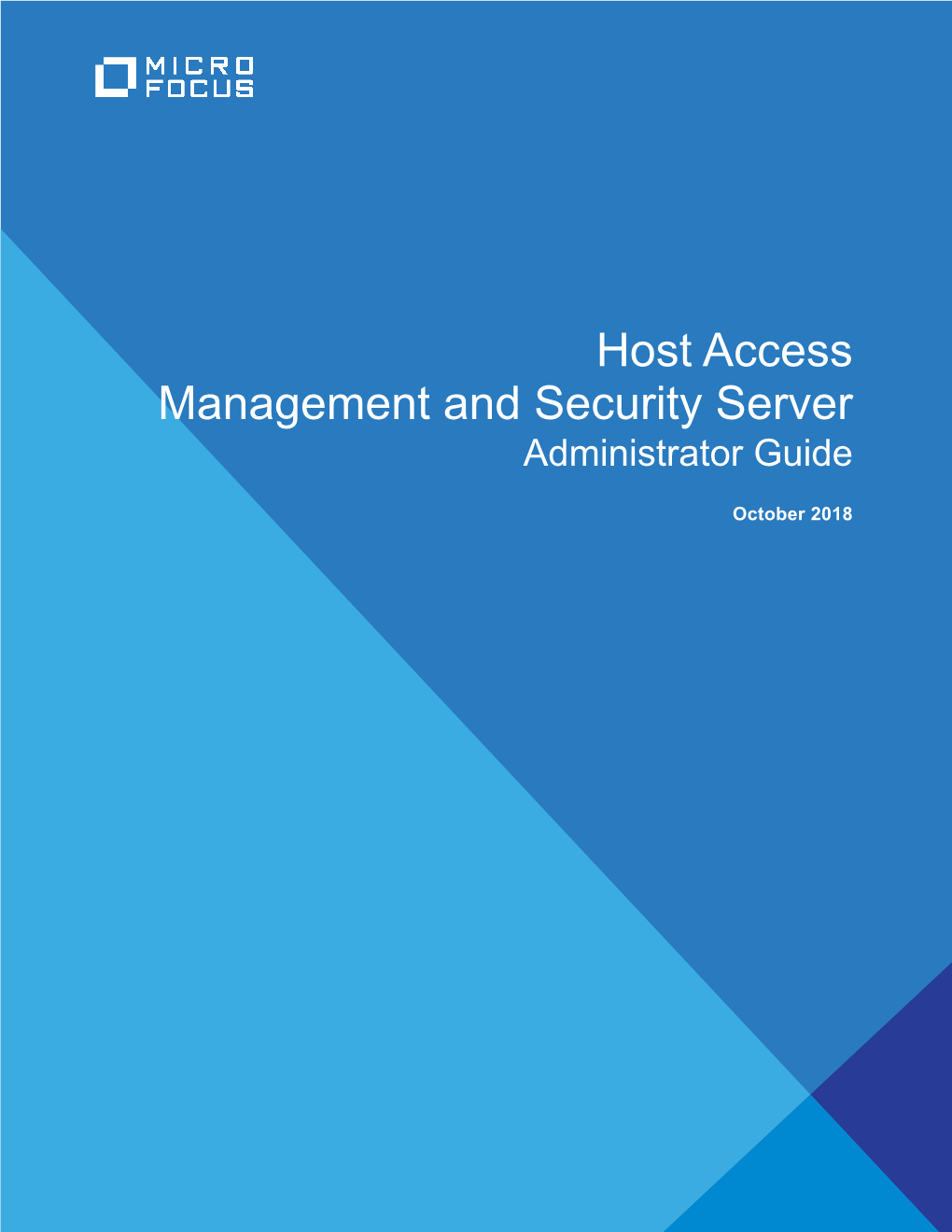 Host Access Management and Security Server Administrator Guide