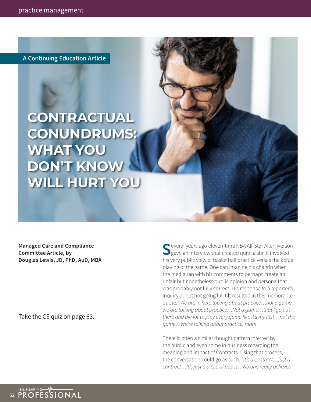 Contractual Conundrums: What You Don’T Know Will Hurt You