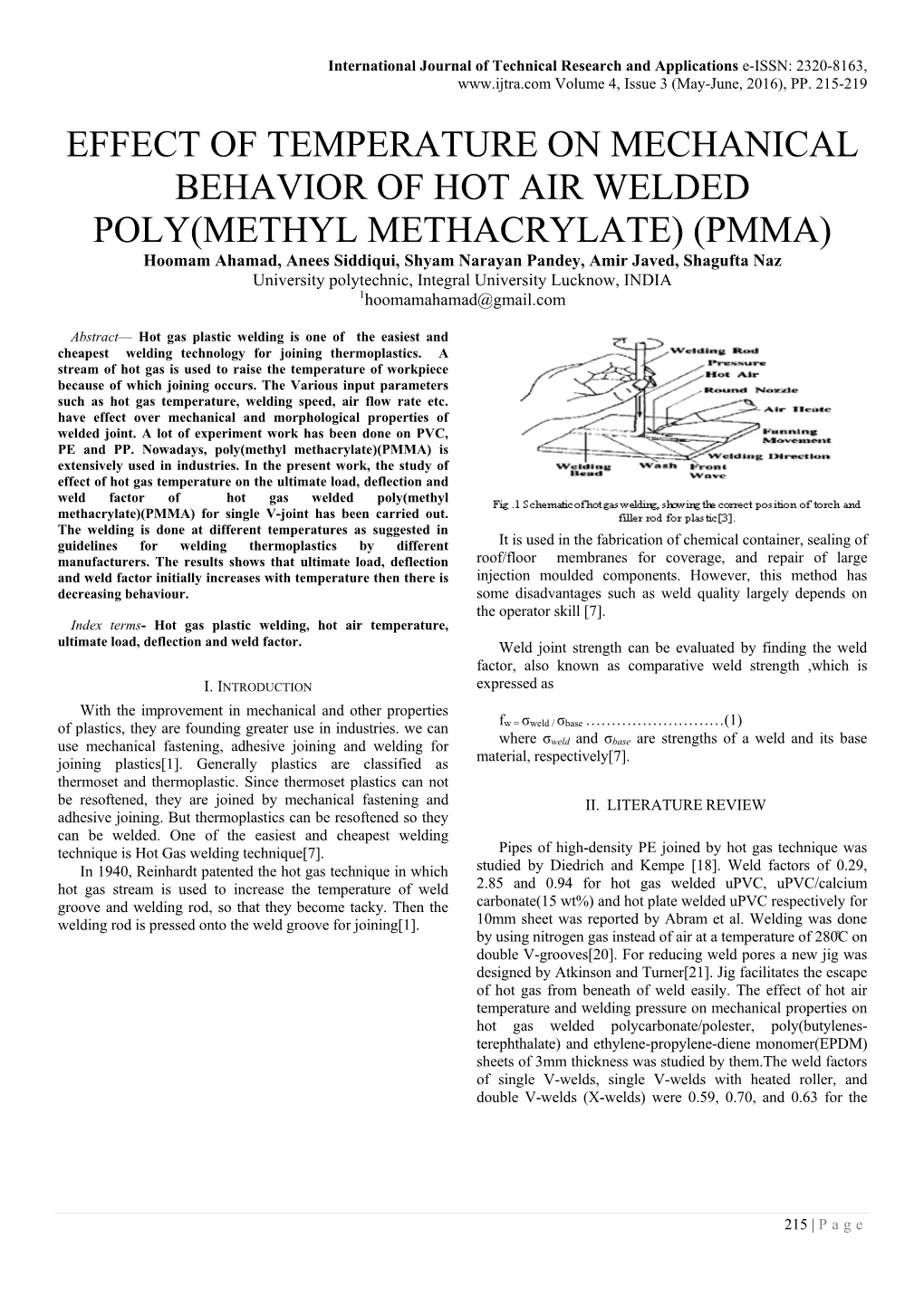 Effect of Temperature on Mechanical Behavior of Hot