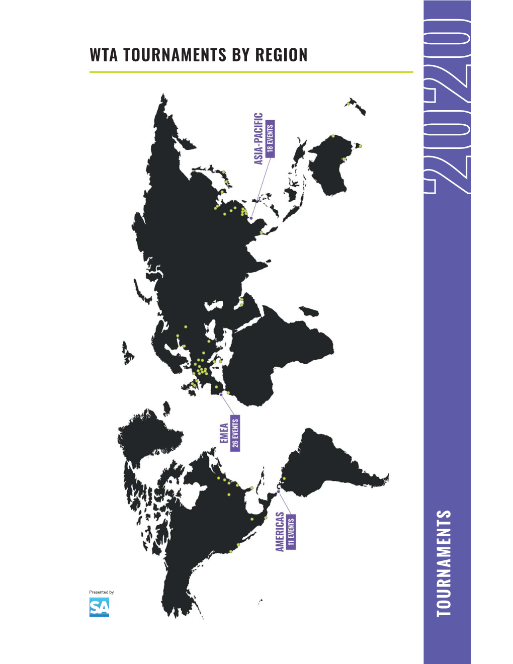 Wta Tournaments by Region