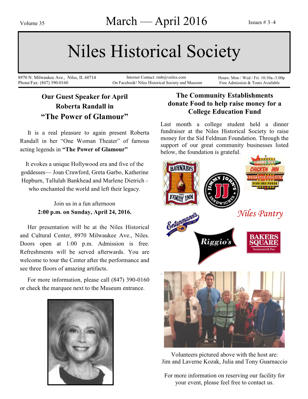 Niles Historical Society