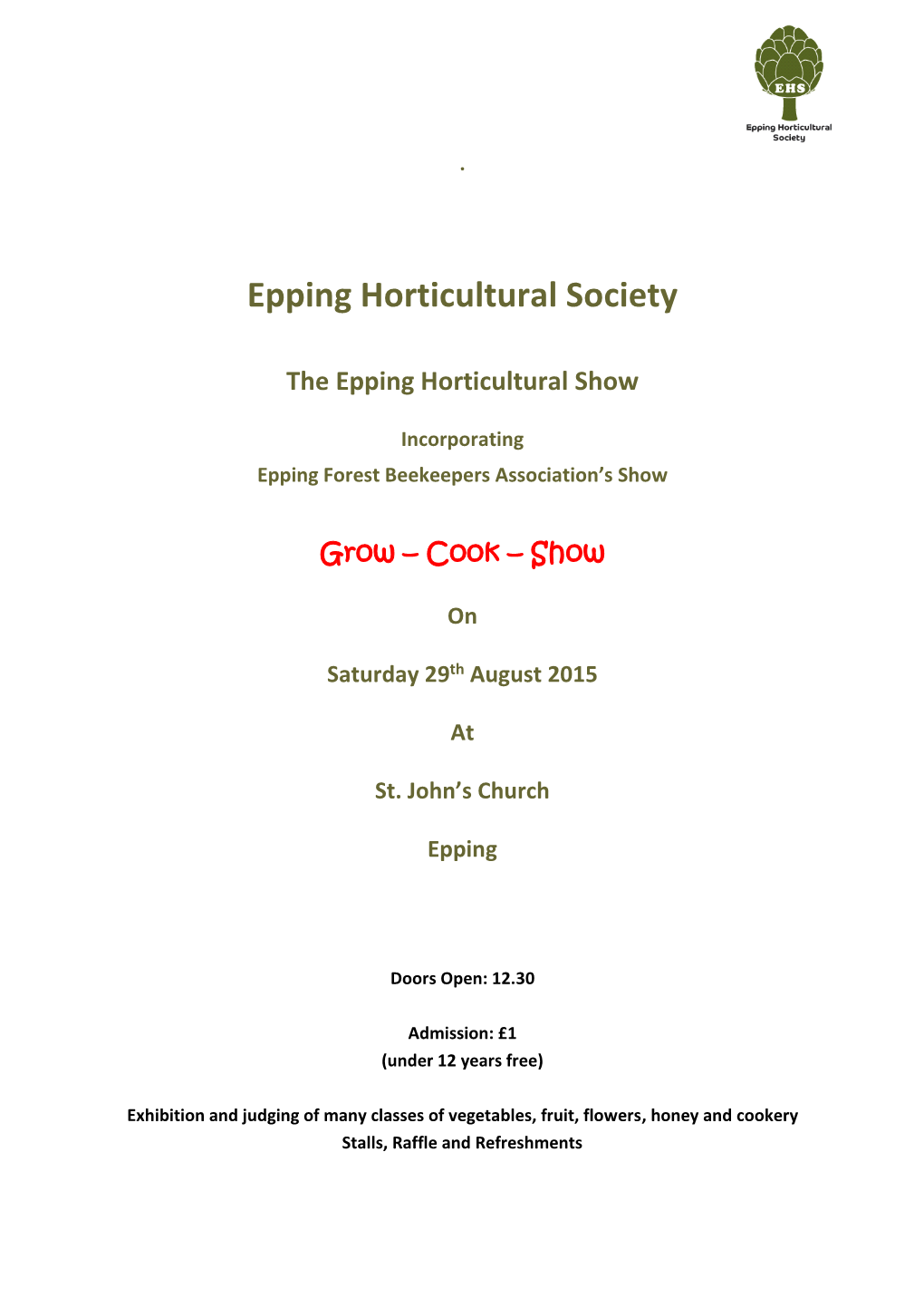 Epping Horticultural Society