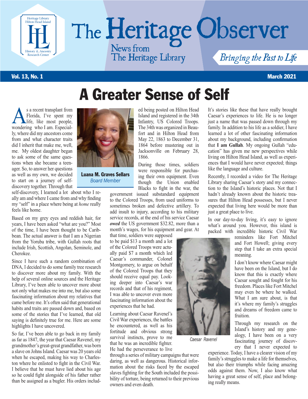 The Heritage Observer, March 2021