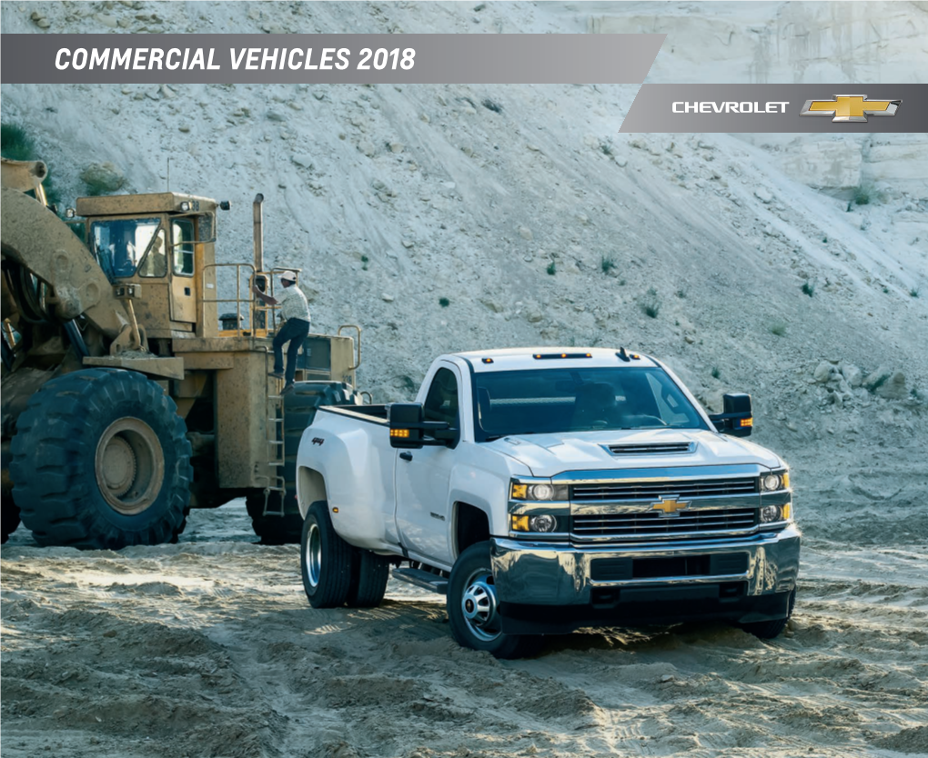 2018 Chevrolet Commercial Vehicles Catalog