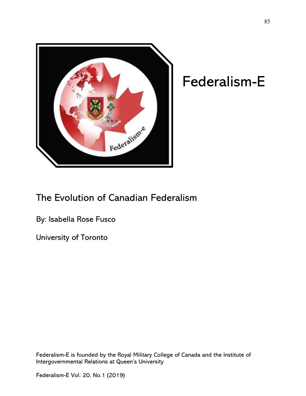 Federalism-E