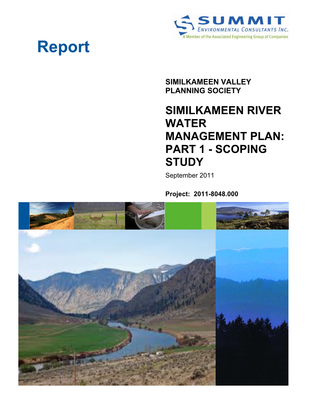 Similkameen River Water Management Plan Part 1– Scoping