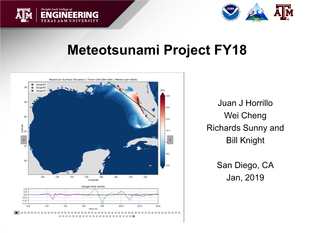 Meteotsunami Project FY18