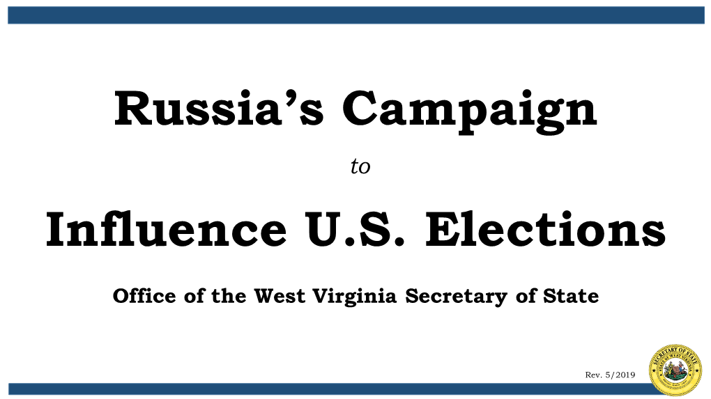 Russia Influence Presentation for High Schools