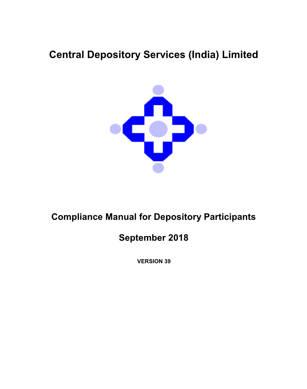 Compliance Manual for Depository Participants