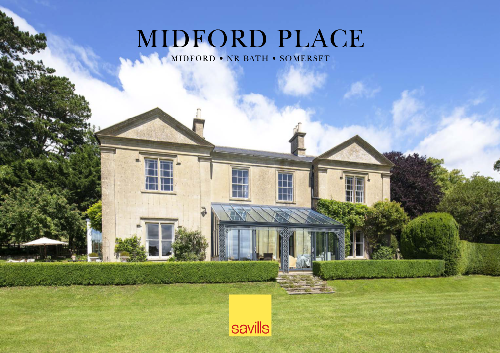 Midford Place Midford • Nr Bath • Somerset