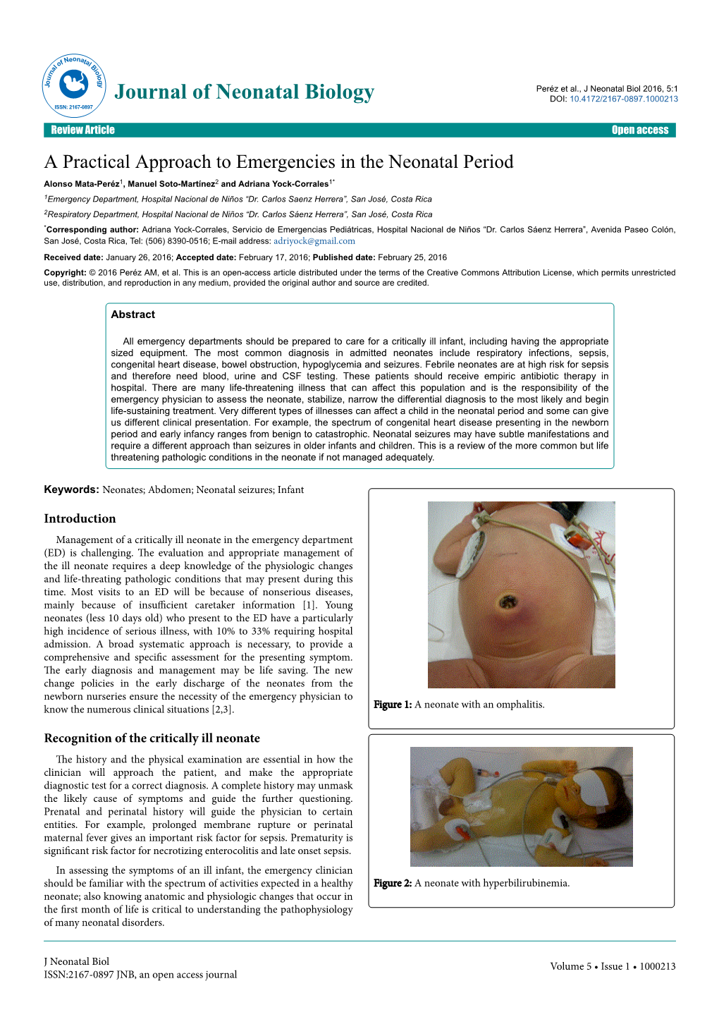 A Practical Approach to Emergencies in the Neonatal Period