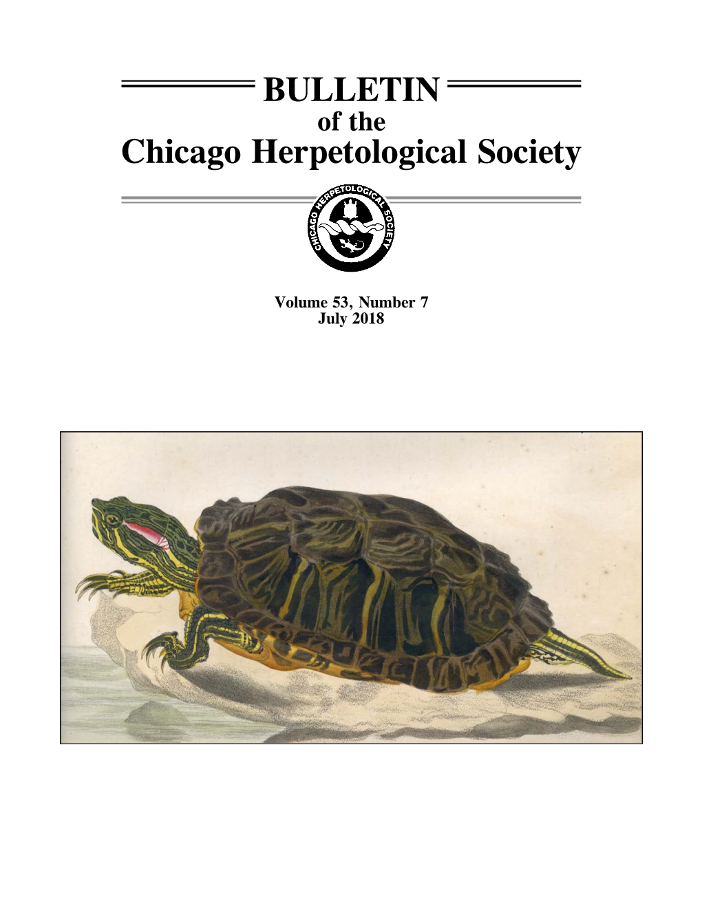 BULLETIN Chicago Herpetological Society