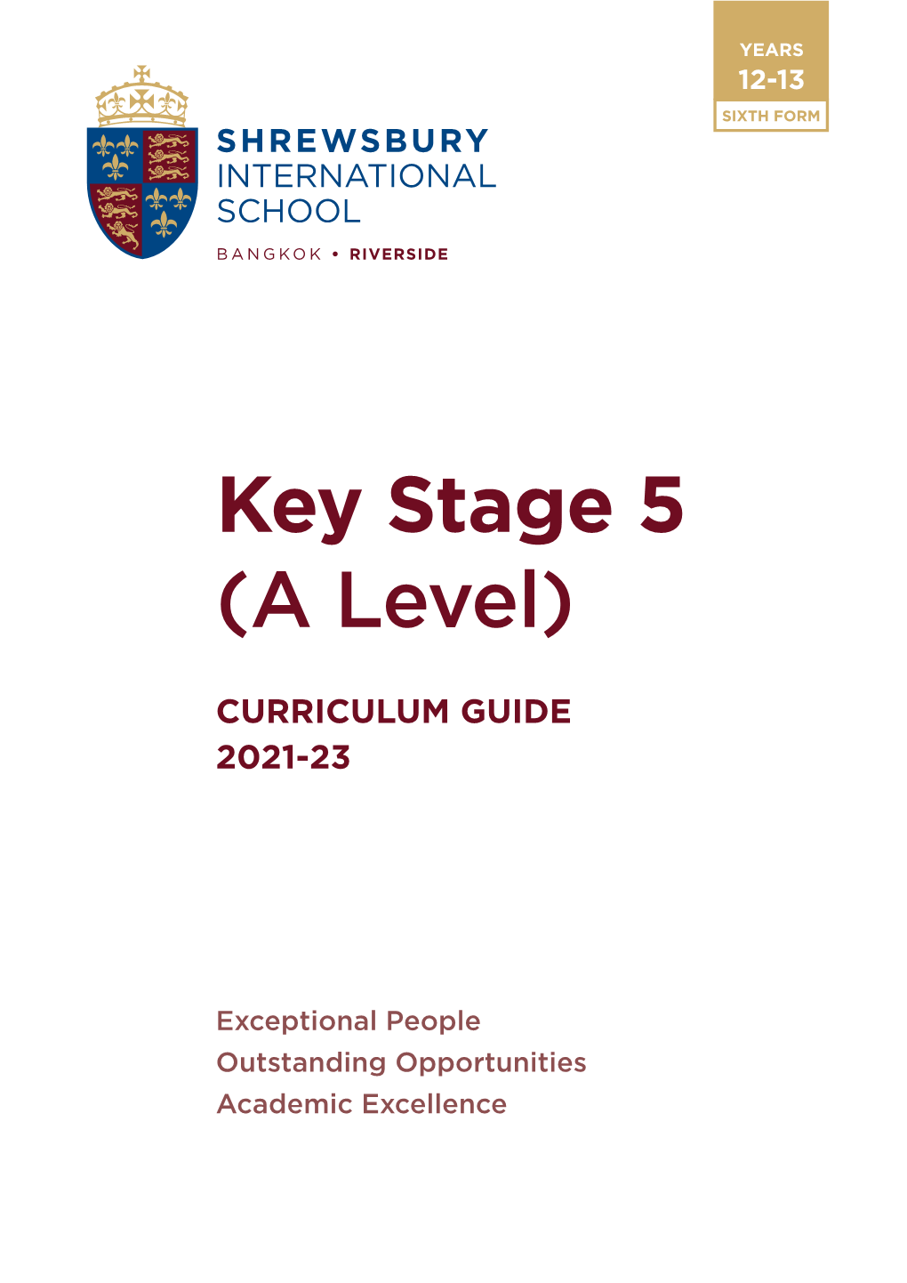 Key Stage 5 Guide (A Level)