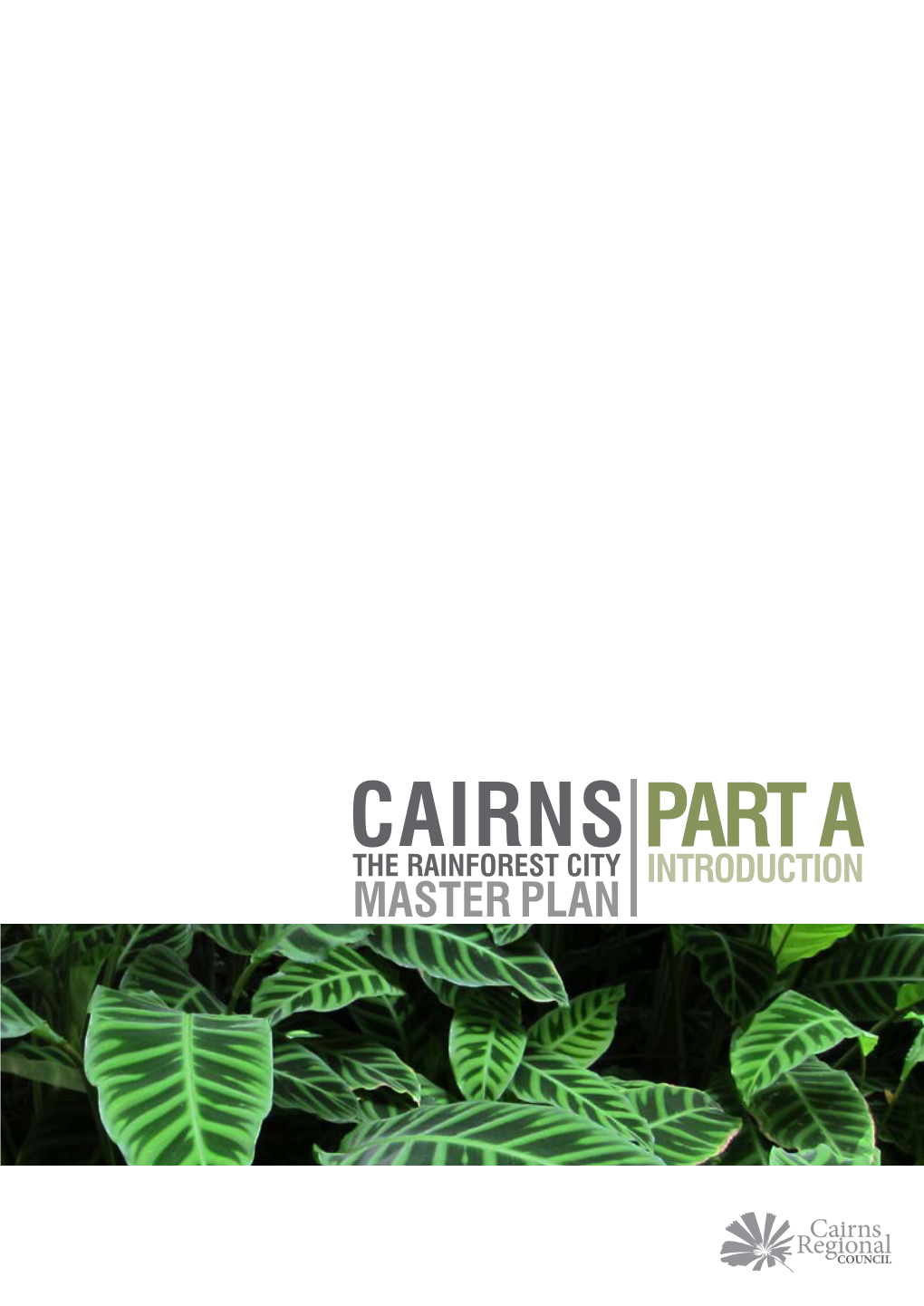 Cairns Part a the Rainforest City Introduction Master Plan Part C: Cbd