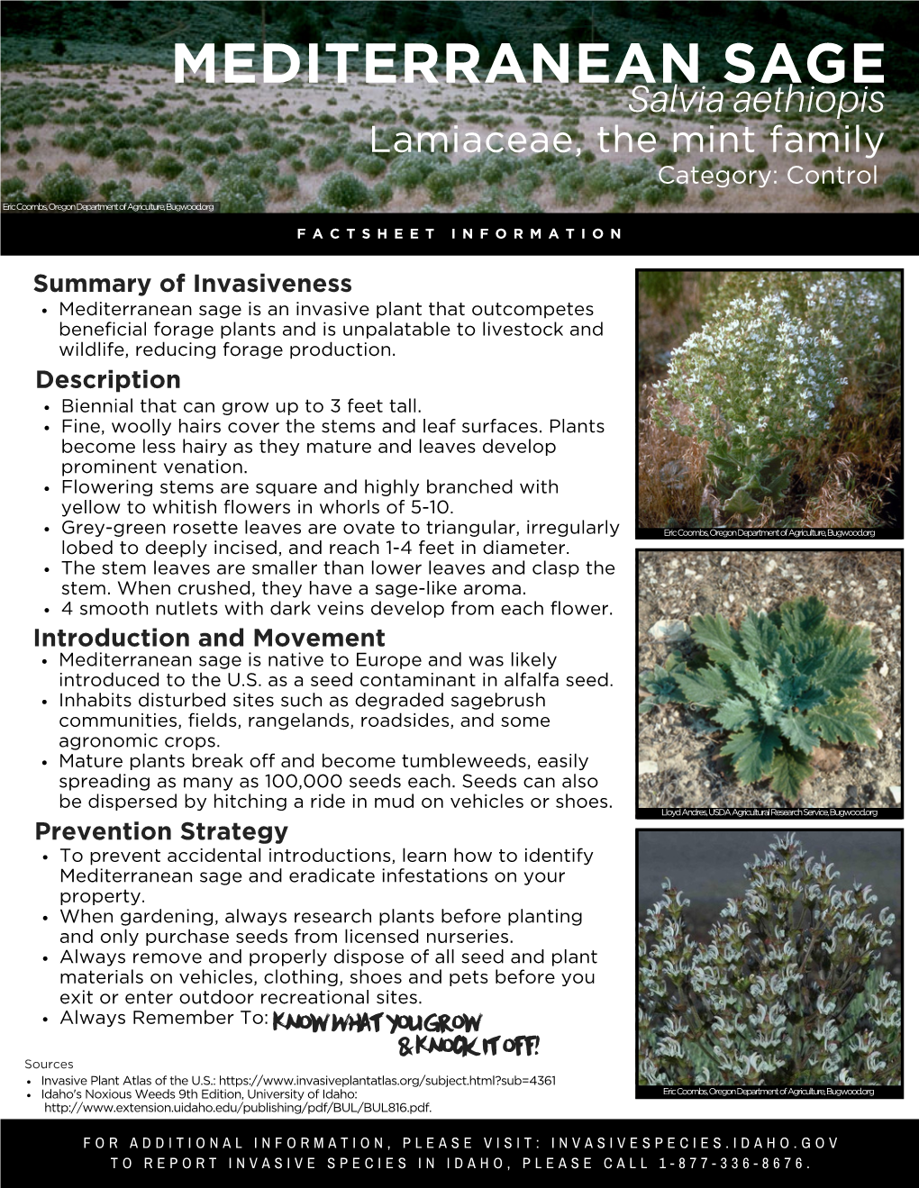 Terrestrial Control Factsheet/Maps