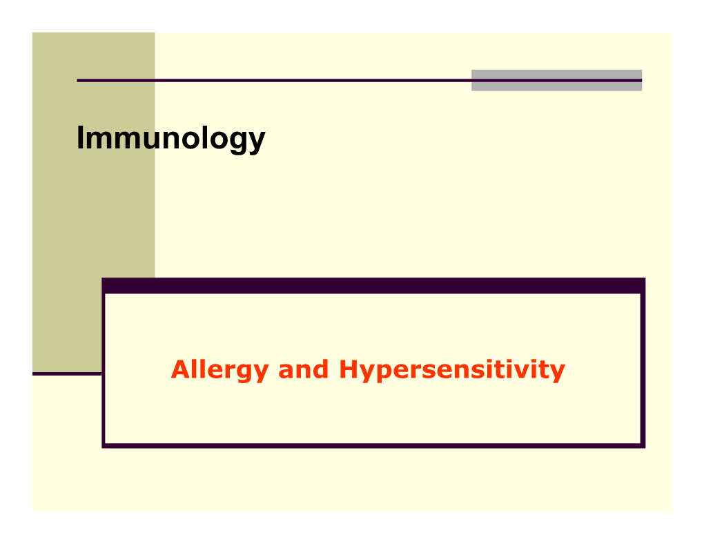 Hypersensitivity.Pdf