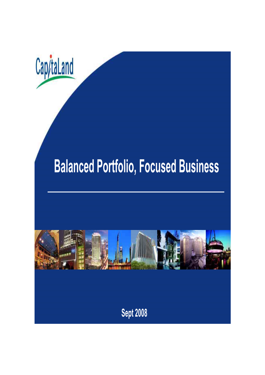 Balanced Portfolio, Focused Business