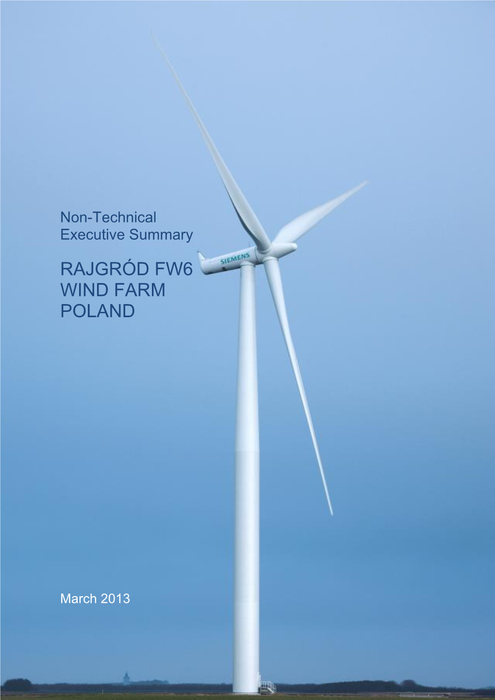 Rajgród Fw6 Wind Farm Poland