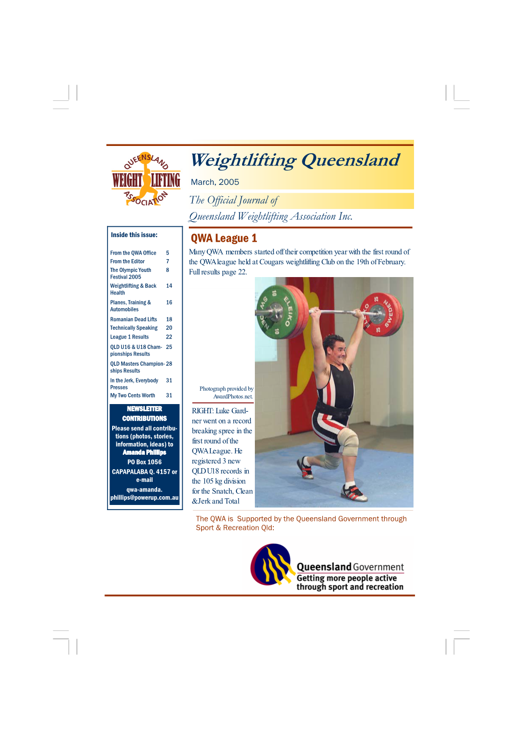 Qwa Newsletter March 2005