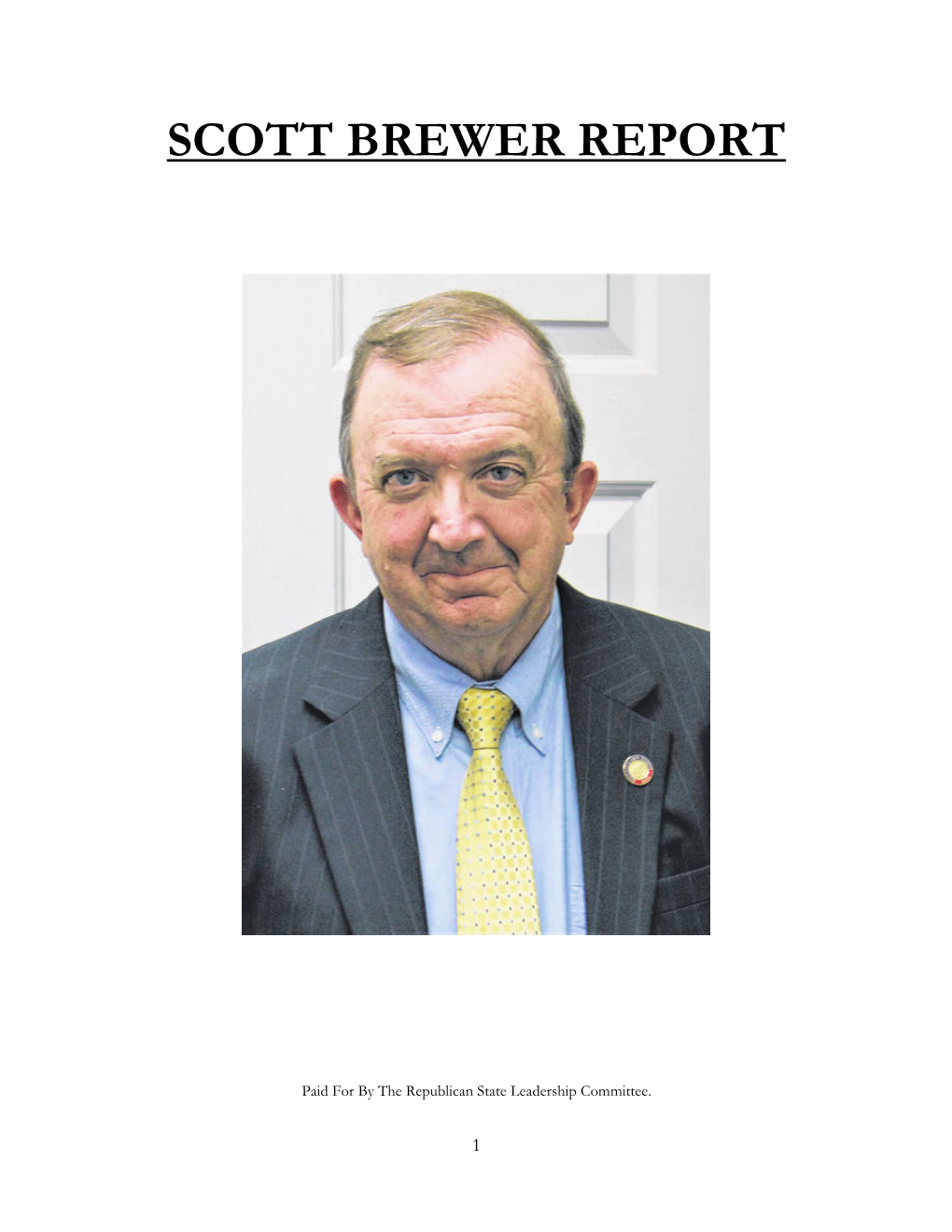 Scott Brewer Report