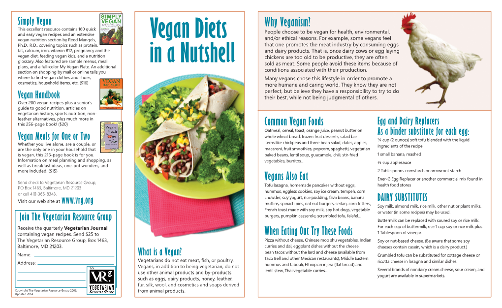 (PDF) Vegan Diets in a Nutshell