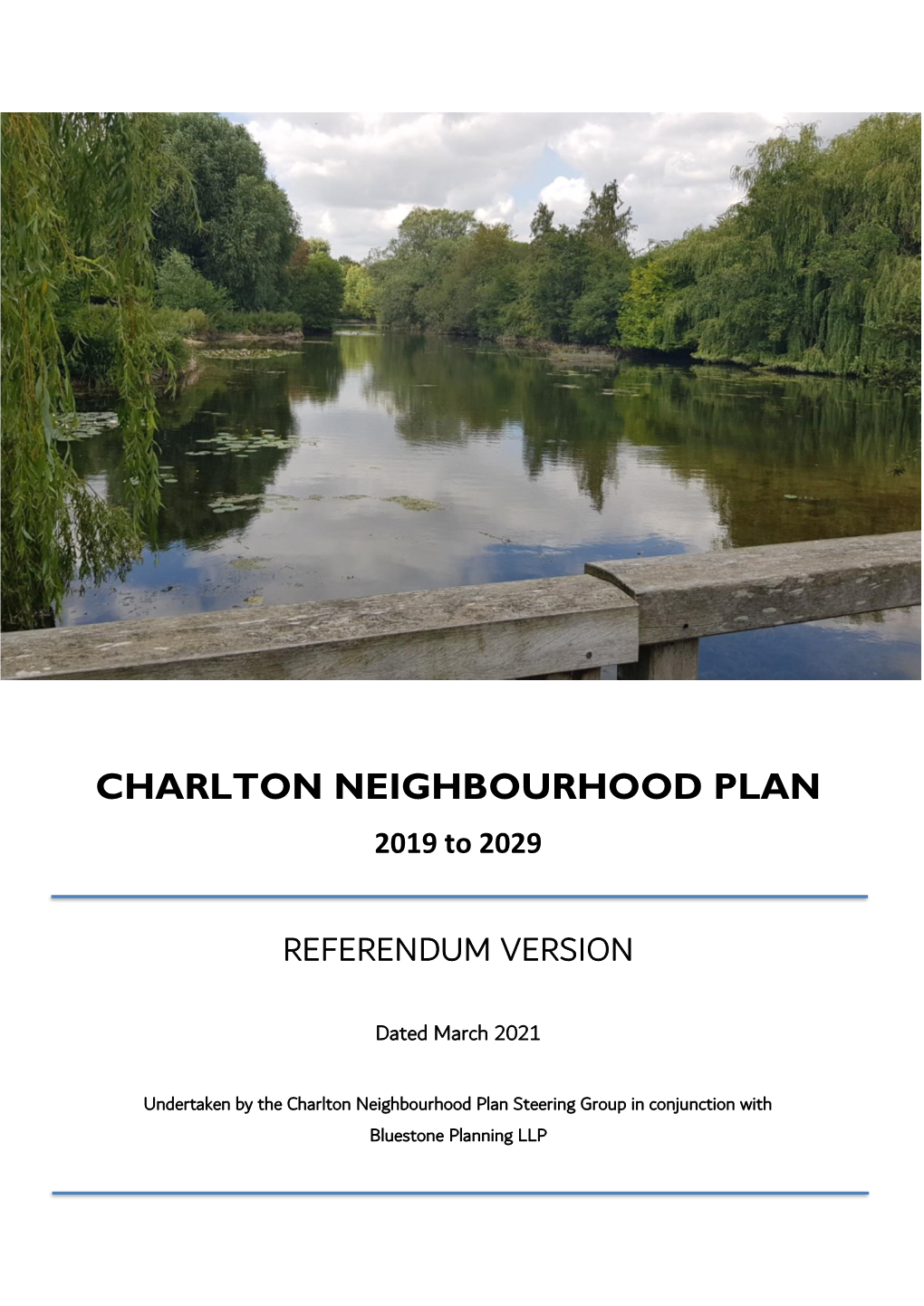 CHARLTON NEIGHBOURHOOD PLAN 2019 to 2029