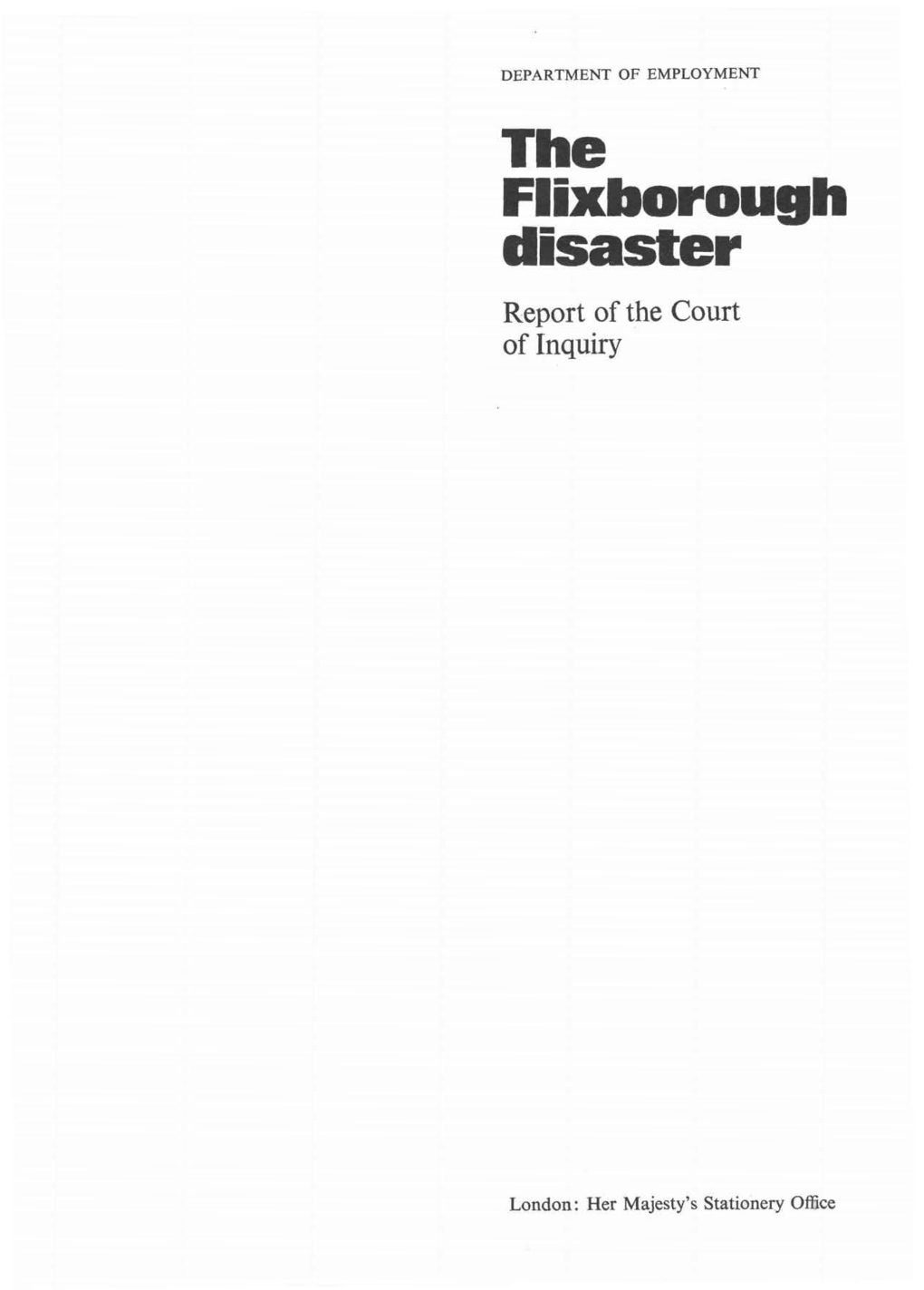 The Flixborough Disaster