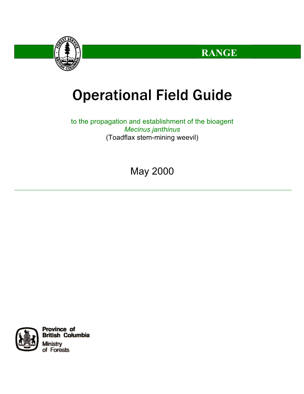 Operational Field Guide