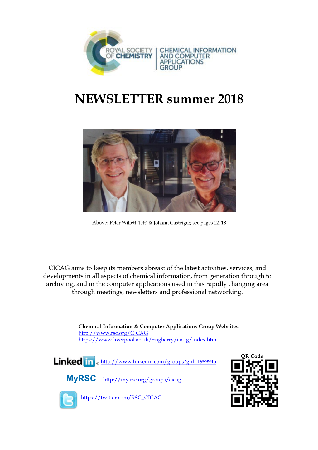 NEWSLETTER Summer 2018