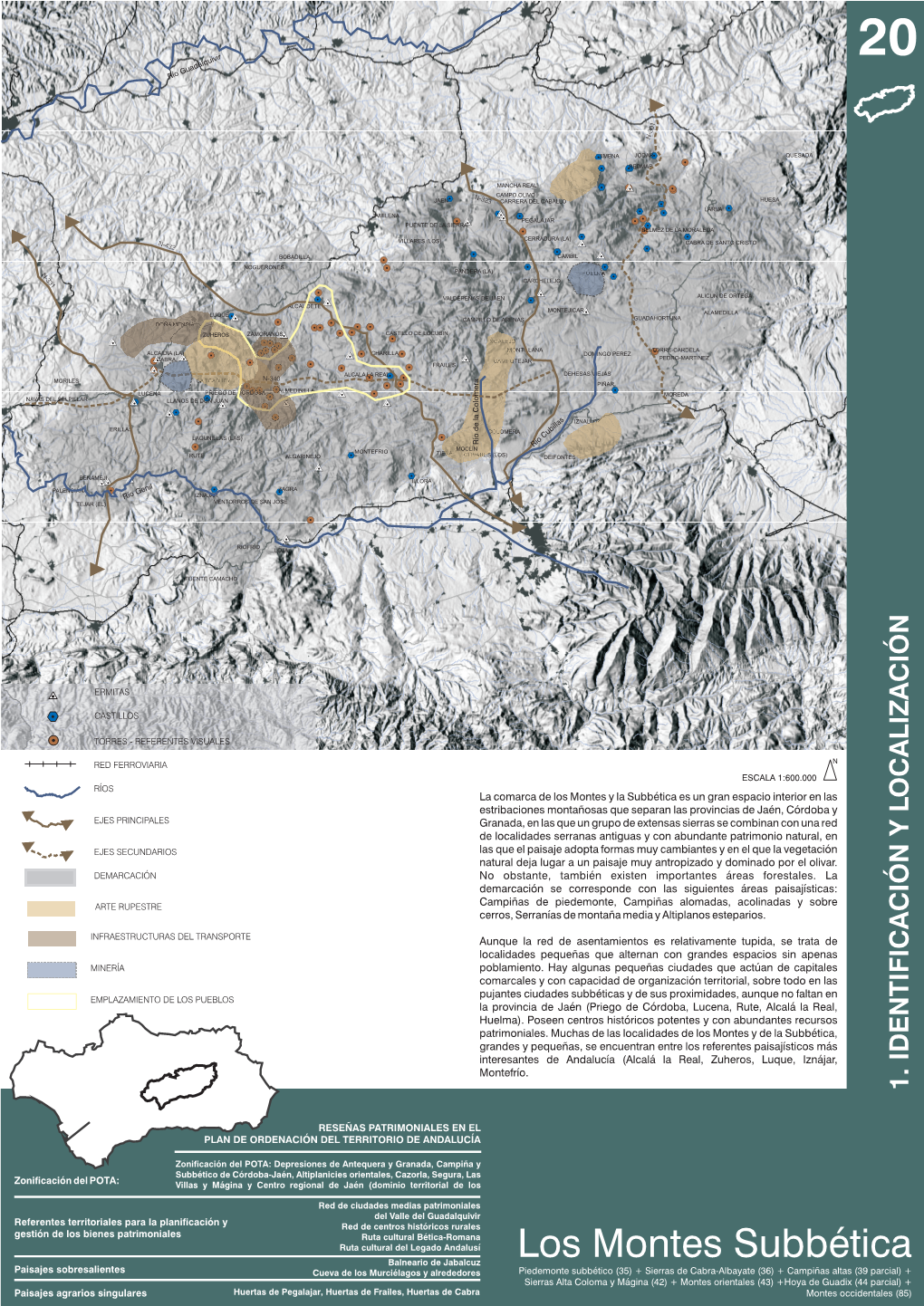 Demarcación Paisajística De Los Montes-Subbética